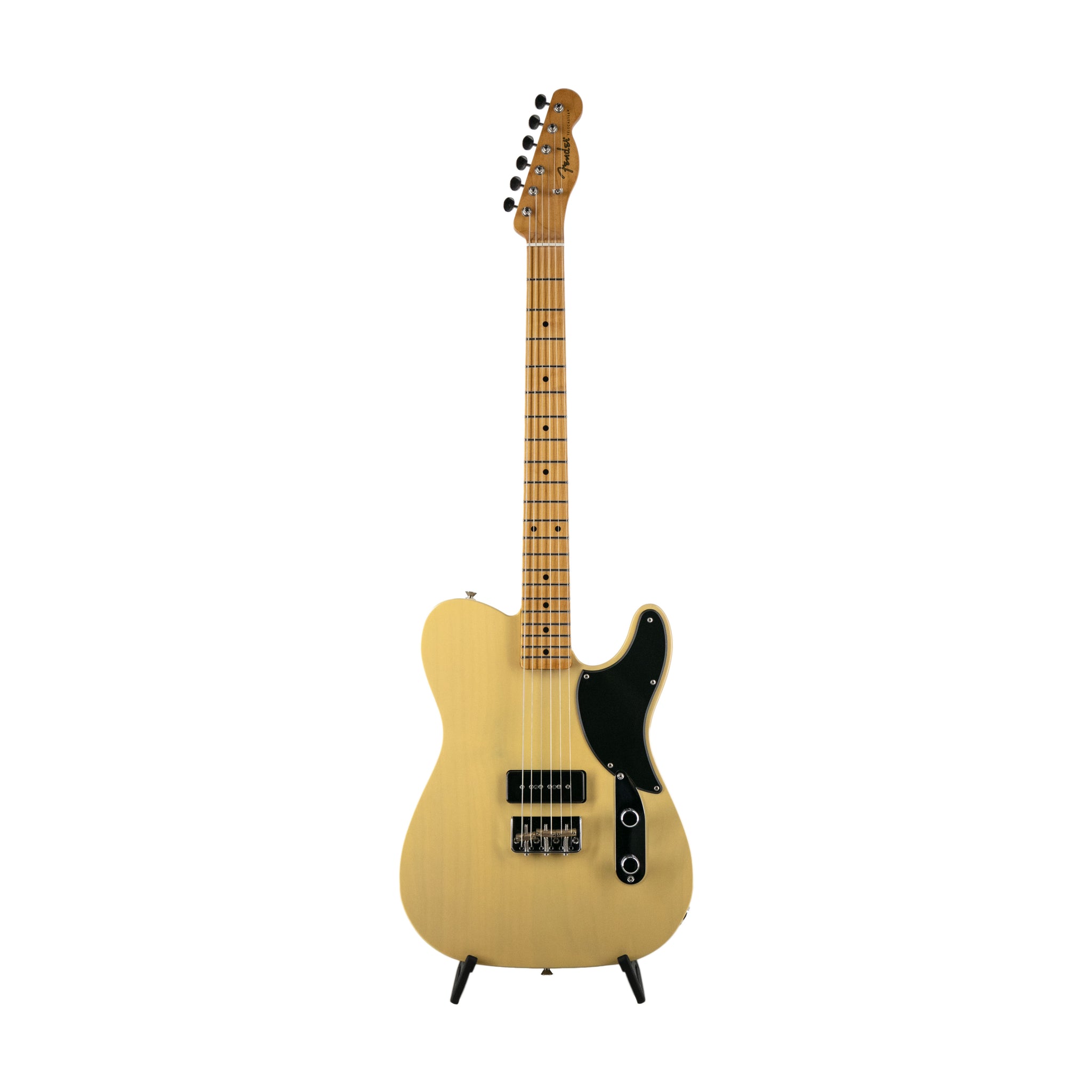 Fender Noventa Telecaster Electric Guitar, Maple Fretboard, Vintage Blonde, MX2109XXXX