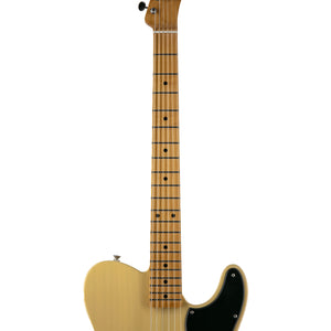 Fender Noventa Telecaster Electric Guitar, Maple Fretboard, Vintage Blonde, MX2109XXXX