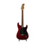 Fender Noventa Stratocaster Electric Guitar, PF FB, Crimson Red Transparent, MX21154807
