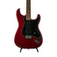 Fender Noventa Stratocaster Electric Guitar, PF FB, Crimson Red Transparent, MX21154807