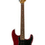 Fender Noventa Stratocaster Electric Guitar, PF FB, Crimson Red Transparent, MX21154807