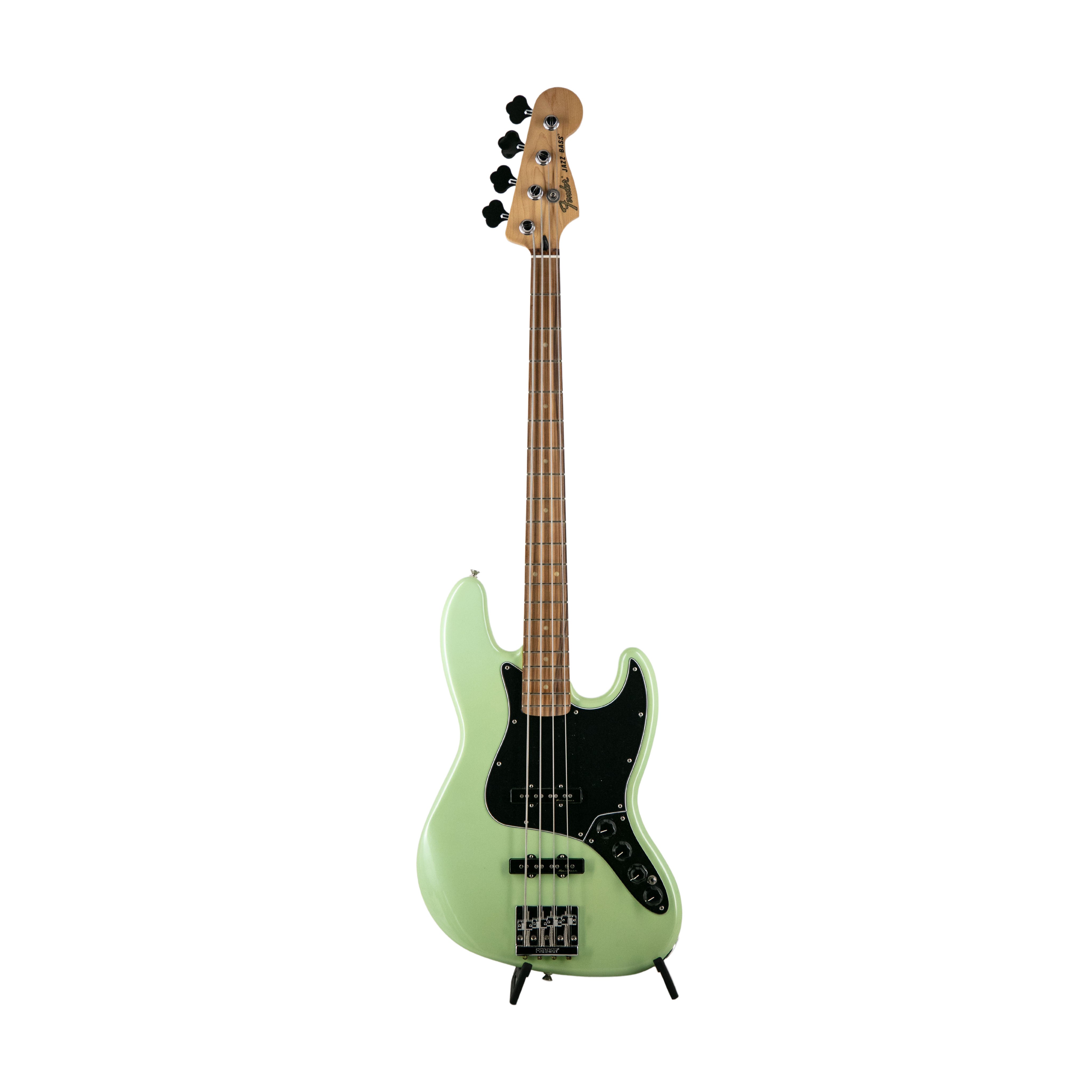 Fender Deluxe Active Jazz Bass Guitar, Pau Ferro Fingerboard, Surf Pea –  Well Played Gear