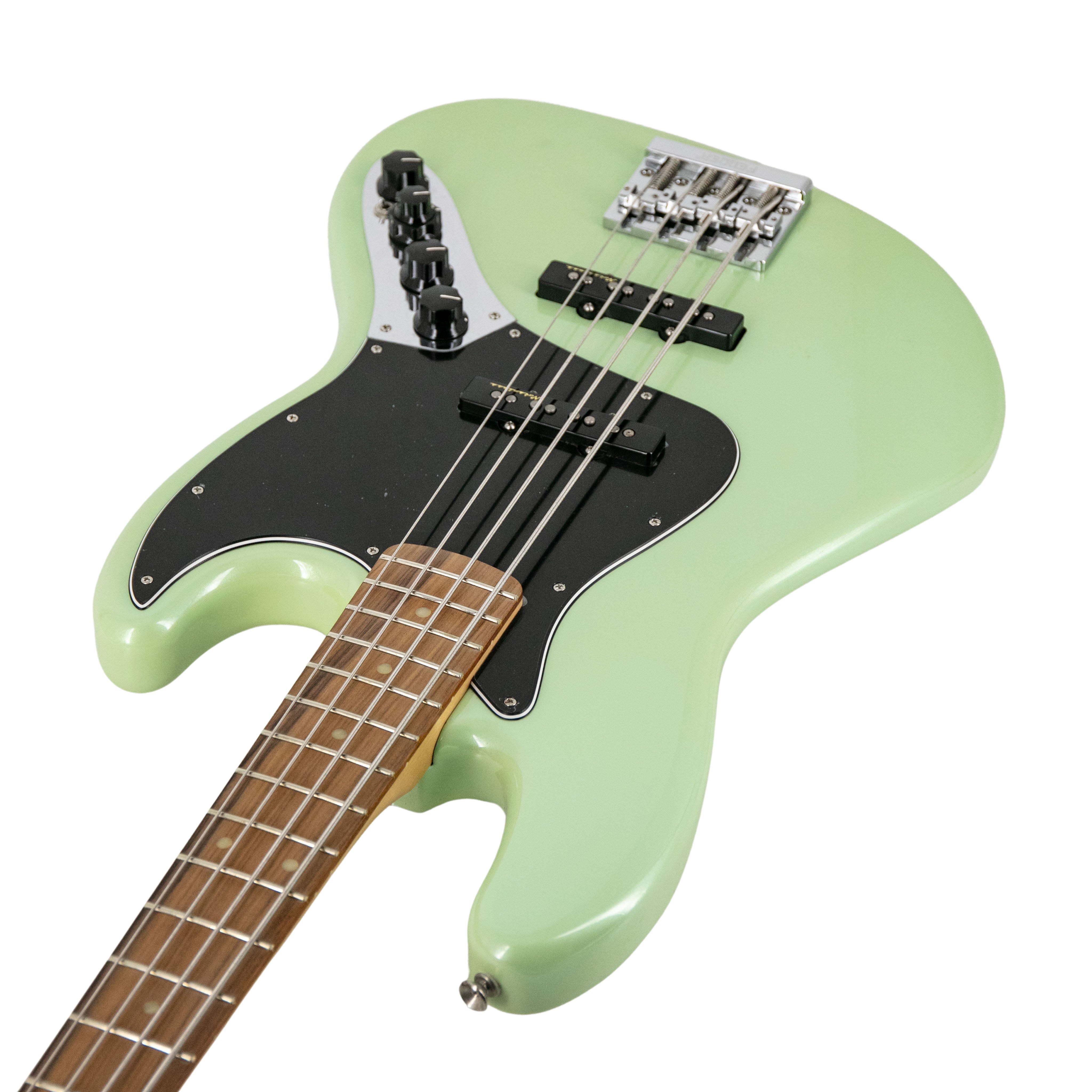 Fender Deluxe Active Jazz Bass Guitar, Pau Ferro Fingerboard, Surf
