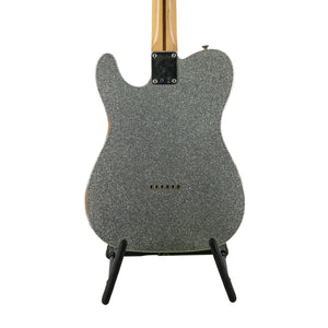 Fender Brad Paisley Road Worn Telecaster Electric Guitar, Maple Fretboard, Silver Sparkle, MX1787XXXX