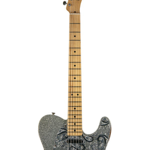 Fender Brad Paisley Road Worn Telecaster Electric Guitar, Maple Fretboard, Silver Sparkle, MX1787XXXX