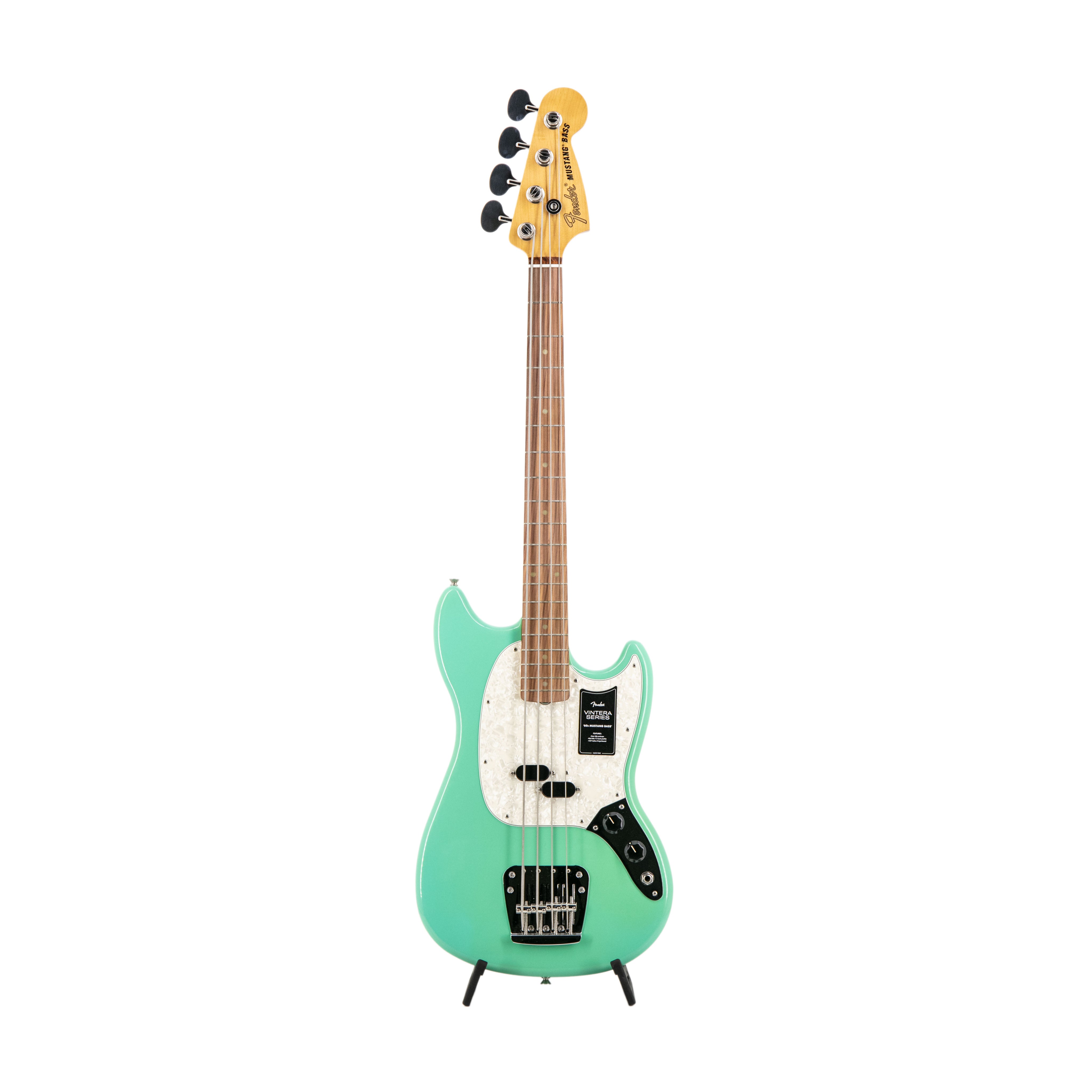 Fender Vintera 60s Mustang Bass Guitar, Pau Ferro FB, Sea