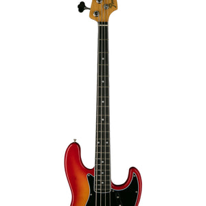 Fender Ltd Ed Rarities Flame Ash Top Jazz Bass Guitar, Plasma Red Burst, US19077332