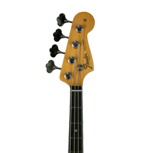 Fender Ltd Ed Rarities Flame Ash Top Jazz Bass Guitar, Plasma Red Burst, US19077332