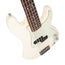 2017 Fender American Professional 5-String Precision Bass Guitar, Rosewood FB, Olympic White, US17032736