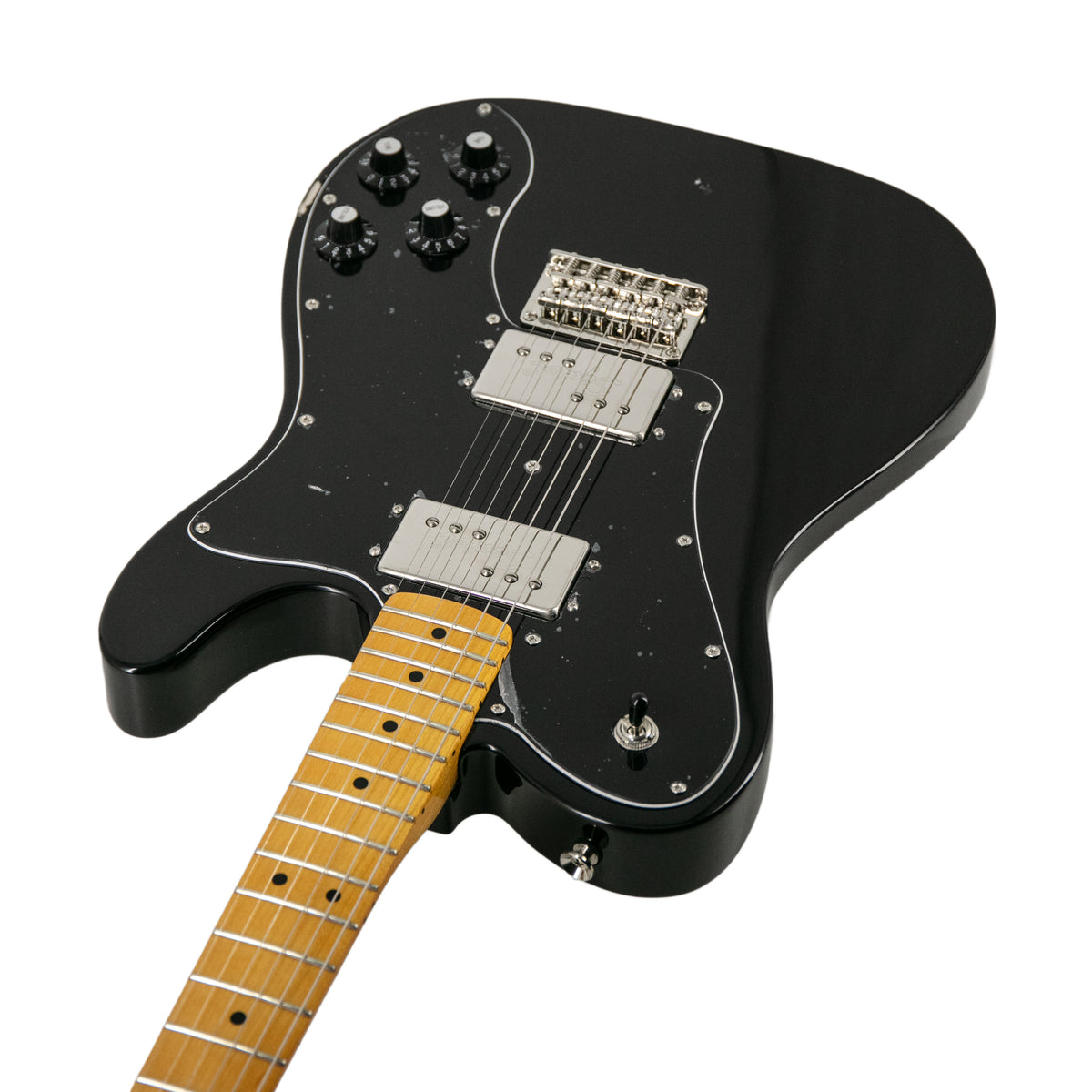 Squier Classic Vibe 70s Telecaster Deluxe Electric Guitar, Maple Fretboard,  Black, ICSF22007720
