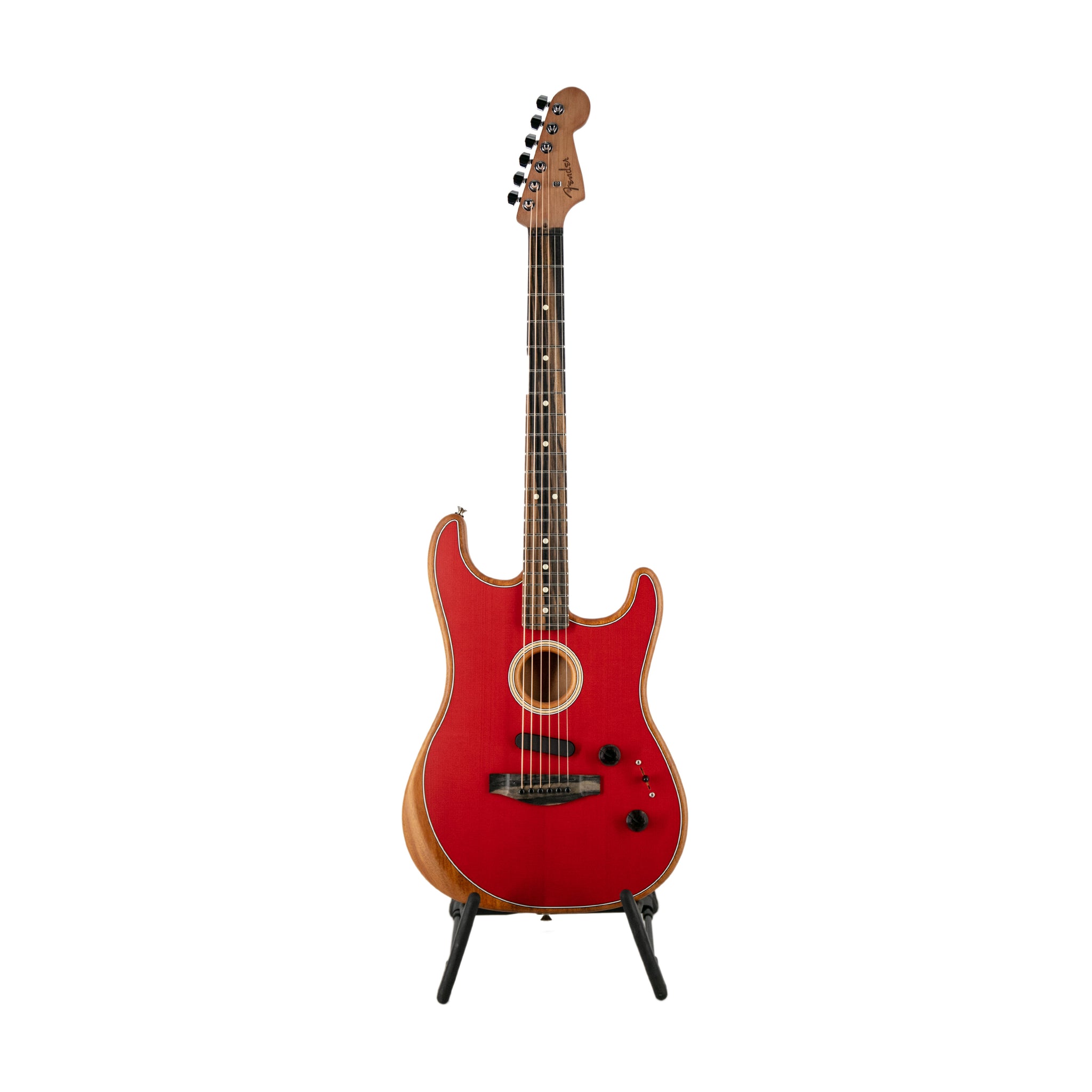 Fender American Acoustasonic Stratocaster, Dakota Red, US214598A