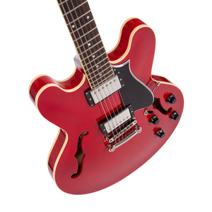 2021 Heritage Standard H-535 Semi-Hollow Electric Guitar with Case, Trans Cherry, AL17602