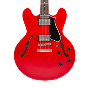 2021 Heritage Standard H-535 Semi-Hollow Electric Guitar with Case, Trans Cherry, AL17602