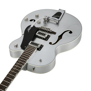 Gretsch G5420T Electromatic Classic Hollow Body Single-Cut Bigsby, Airline Silver, CYGC22040870