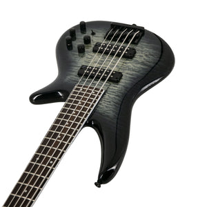 Jackson X Series Spectra Bass SBXQ V Electric Guitar, Laurel FB, Transparent Black Burst, ISJ210XXXX