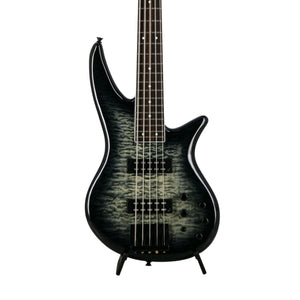 Jackson X Series Spectra Bass SBXQ V Electric Guitar, Laurel FB, Transparent Black Burst, ISJ210XXXX