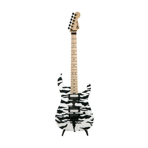 Charvel Satchel Signature Pro-Mod DK Electric Guitar, Satin White Bengal, MC224775