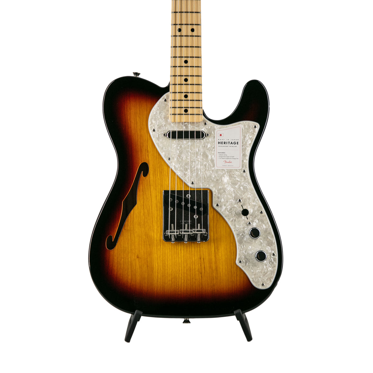 Fender Japan Heritage 60s Telecaster Electric Guitar, Maple FB, 3 