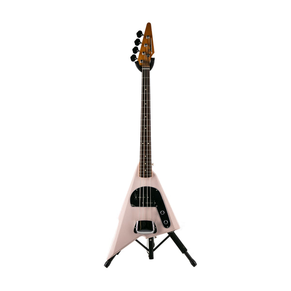 Fender Hama Okamoto Signature Katana Bass Guitar, Shell Pink