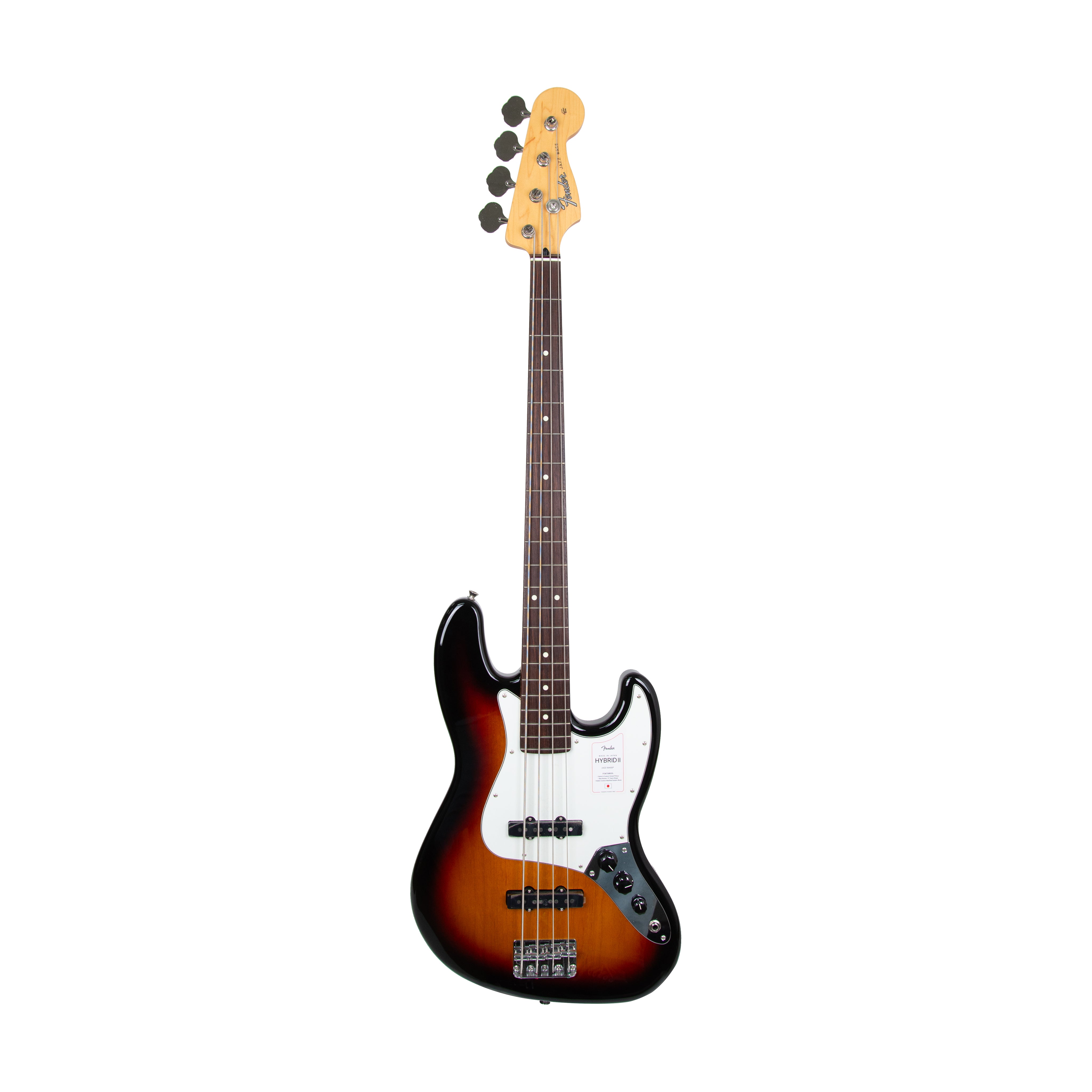 Fender Japan Hybrid II Jazz Bass Guitar, RW FB, 3-Color Sunburst, JD21 –  Well Played Gear