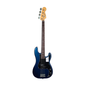 Fender Japan Hybrid II Precision Bass Guitar, RW FB, Azure Metallic, JD210190040