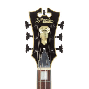 2016 D'Angelico Excel DC Semi-Hollow Electric Guitar w/Stairstep Tailpiece, Grey Black, S16006149