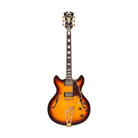 2016 D'Angelico Excel DC Semi-Hollow Electric Guitar w/Stairstep Tailpiece, Vintage Sunburst, S160063605