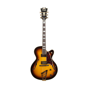2017 D'Angelico Excel DH Hollow-Body Electric Guitar w/Stairstep Tailpiece, Vintage Sunburst, W1700077