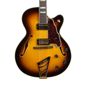 2017 D'Angelico Excel DH Hollow-Body Electric Guitar w/Stairstep Tailpiece, Vintage Sunburst, W1700077
