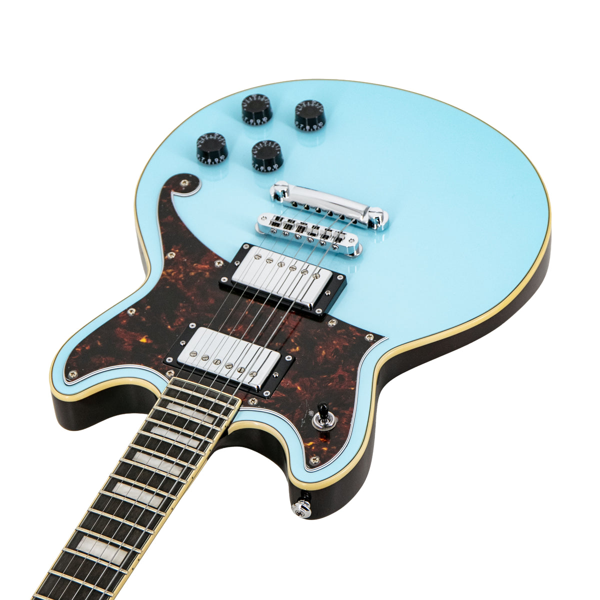 D'Angelico Premier Brighton Electric Guitar, Sky Blue