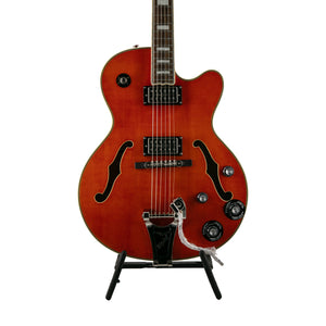 Epiphone Emperor Swingster Hollowbody Electric Guitar, RW FB, Sunrise Orange (NOS), 1801230XXXX