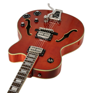 Epiphone Emperor Swingster Hollowbody Electric Guitar, RW FB, Sunrise Orange (NOS), 1801230XXXX