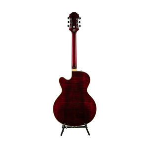 Epiphone Emperor Swingster Hollowbody Electric Guitar, RW FB, Wine Red (NOS), 18012302994