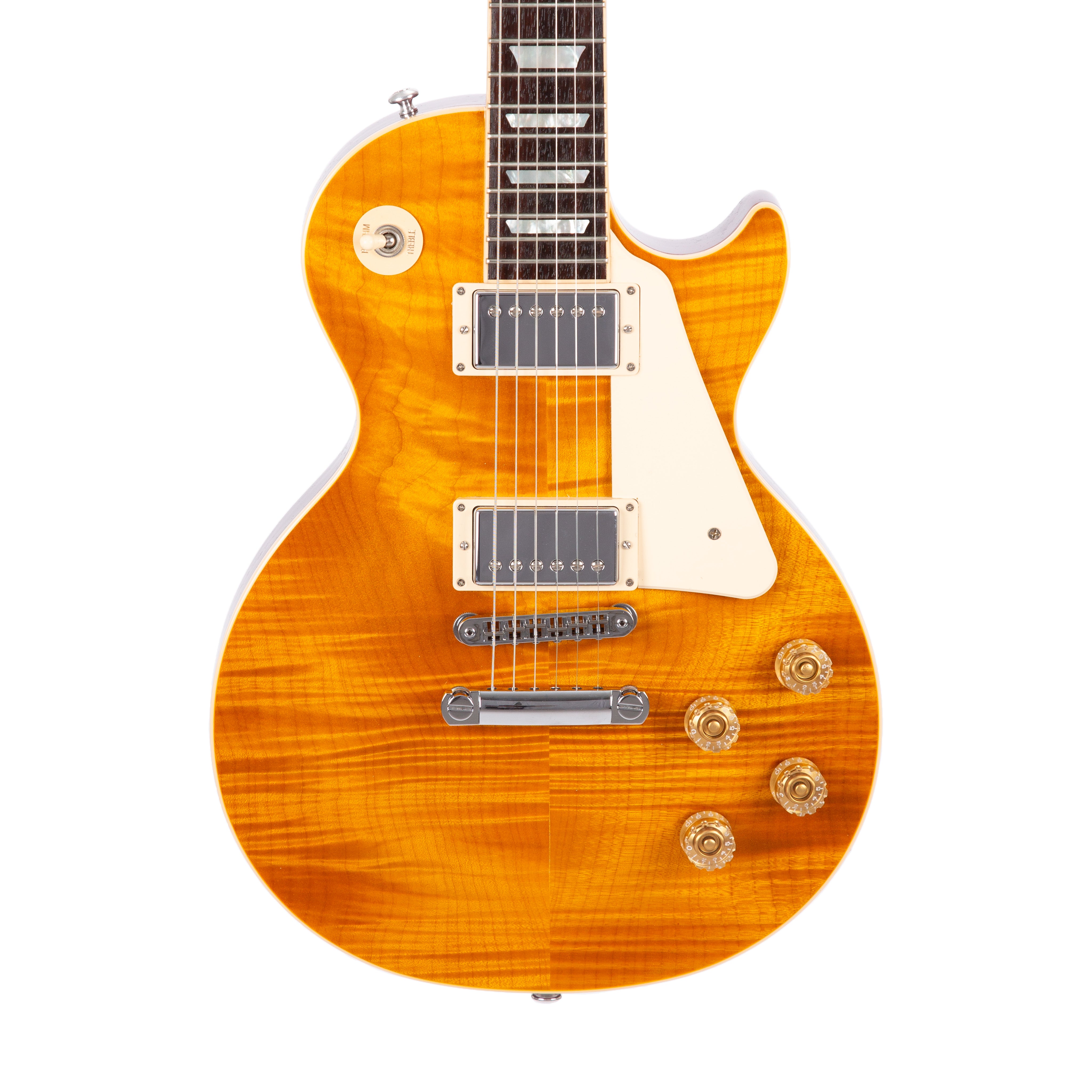 2015 Gibson Les Paul Standard Electric Guitar, Trans Amber Cherry
