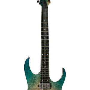 Ibanez Premium RG1121PB-CIF Electric Guitar, Caribbean Islet Flat, I19120XXXX