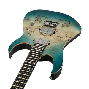 Ibanez Premium RG1121PB-CIF Electric Guitar, Caribbean Islet Flat, I19120XXXX