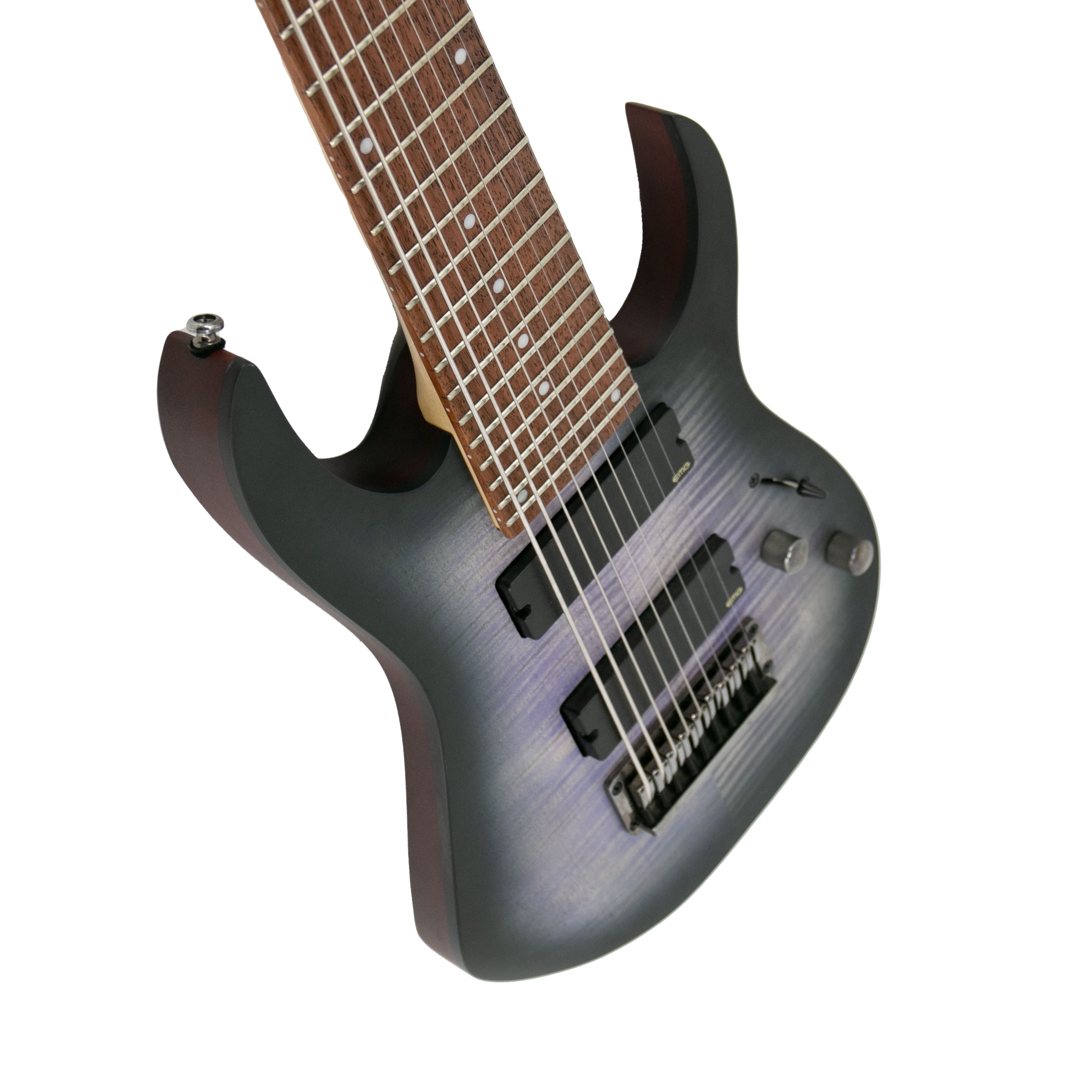 ギター Ibanez Iron Label RGIR9FME SPOT MODEL Ibanez Iron Label RGIR9FME - Faded Denim Burst Flat | Sweetwater