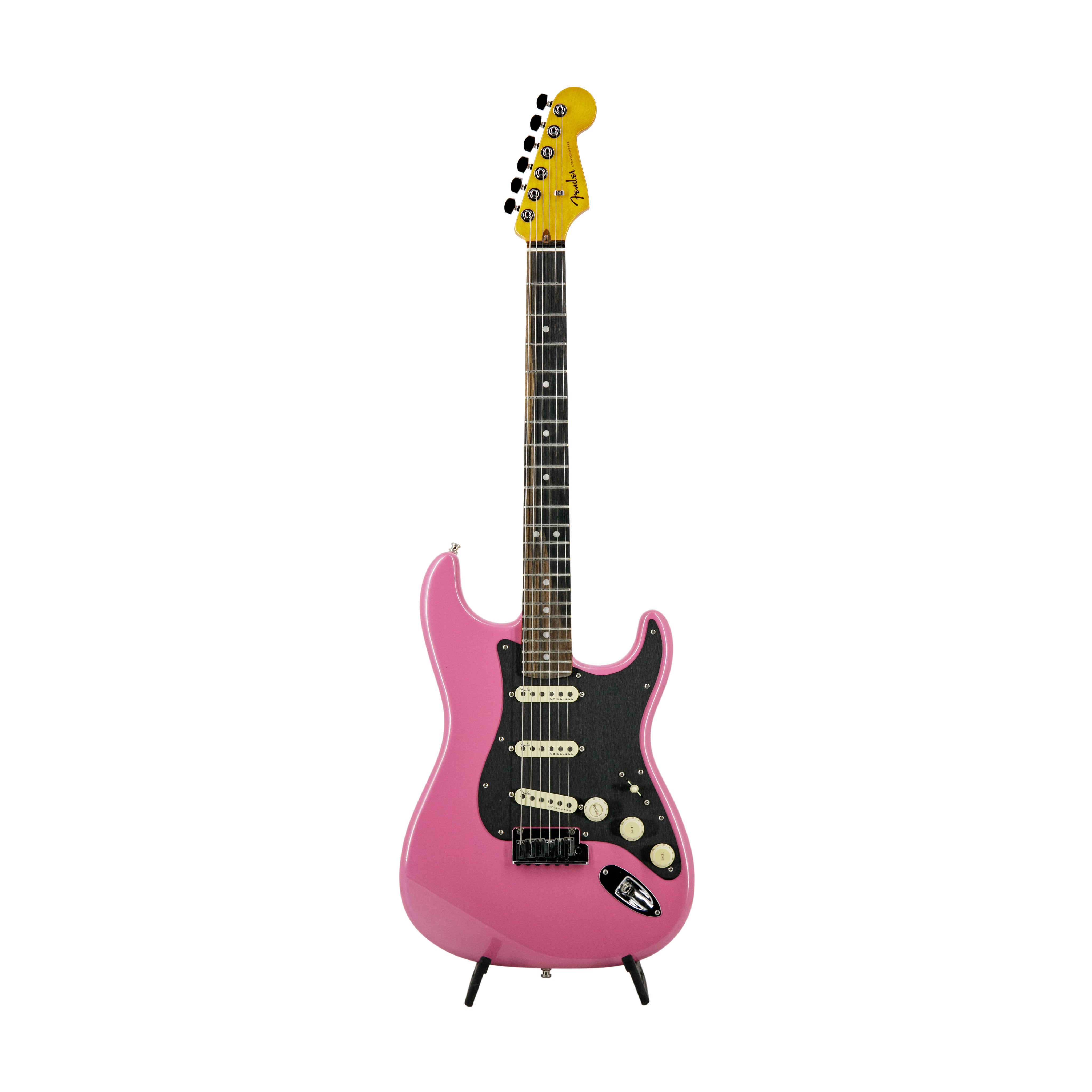 Fender FSR American Ultra Stratocaster Electric Guitar, Ebony FB