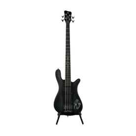 Warwick RockBass Artist Line Robert Trujillo Signature 4-String Bass Guitar, Black Satin (No Bag), RBG55851619